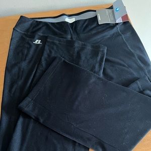 NWT Russell athletic pants. Black. Small